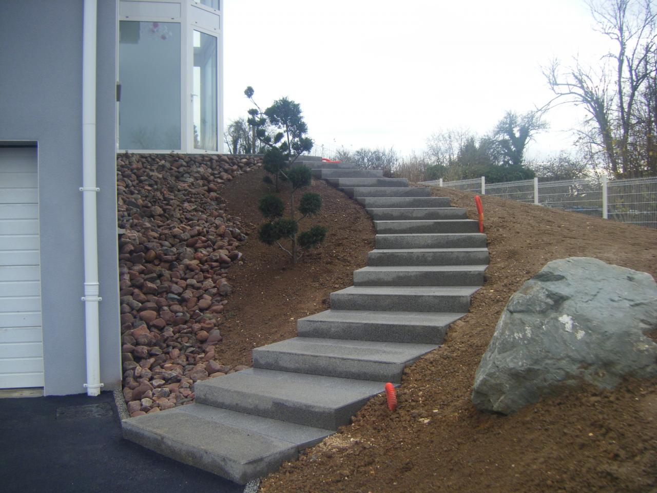 Création d'escalier en béton à Avrillé