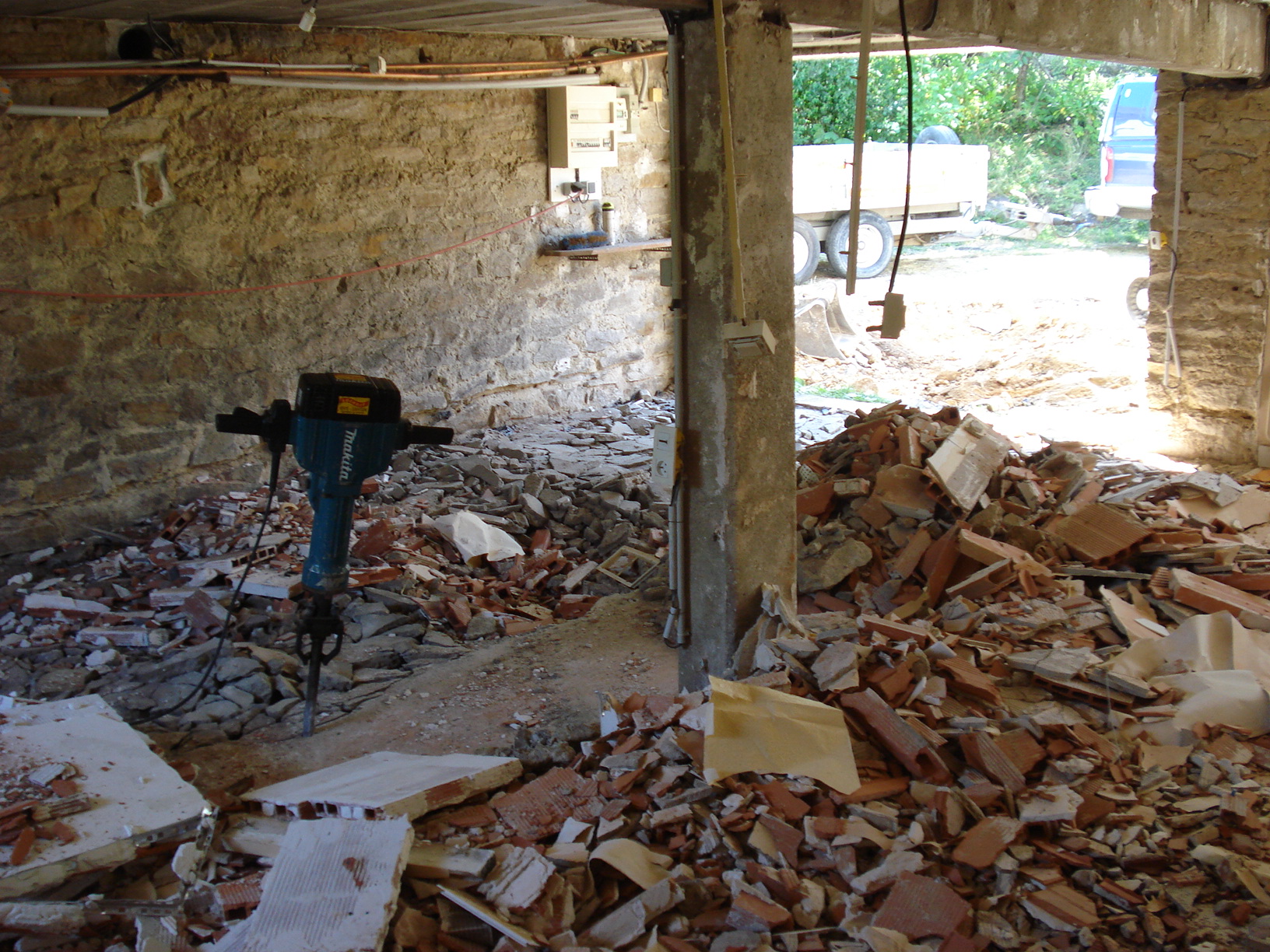 Démolition à Saumur