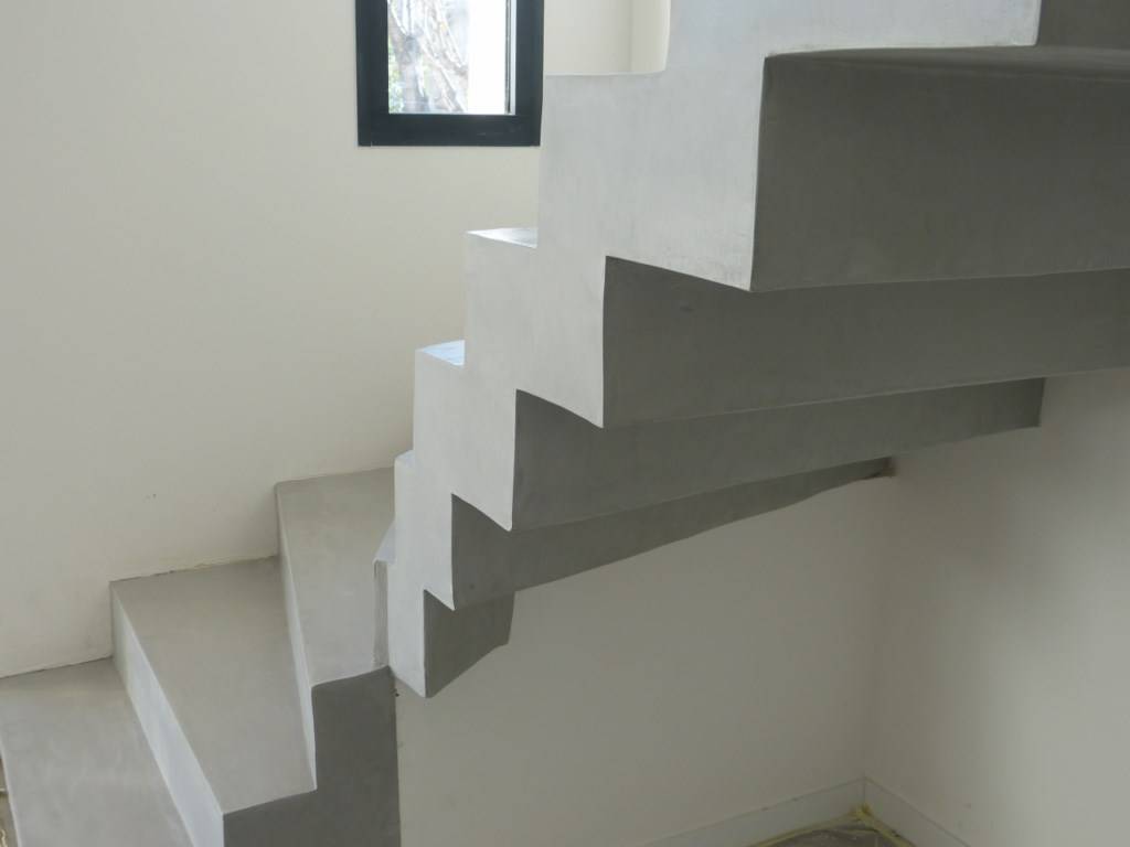 Création d'escalier en béton dans le Maine-et-Loire